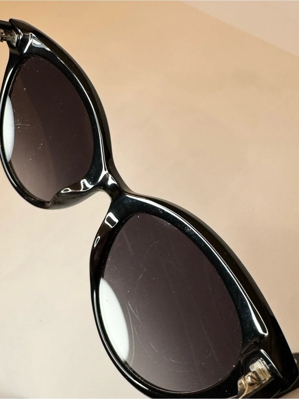 Max Mara MM Jewel II Black Cat Eye Sunglasses Classic Luxury Italy